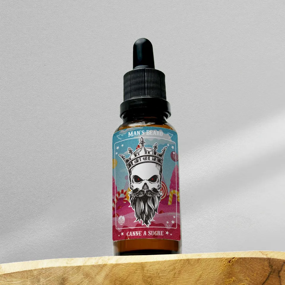 man-s-beard-huile-barbe-canne-sucre-30ml-gourmande image 1