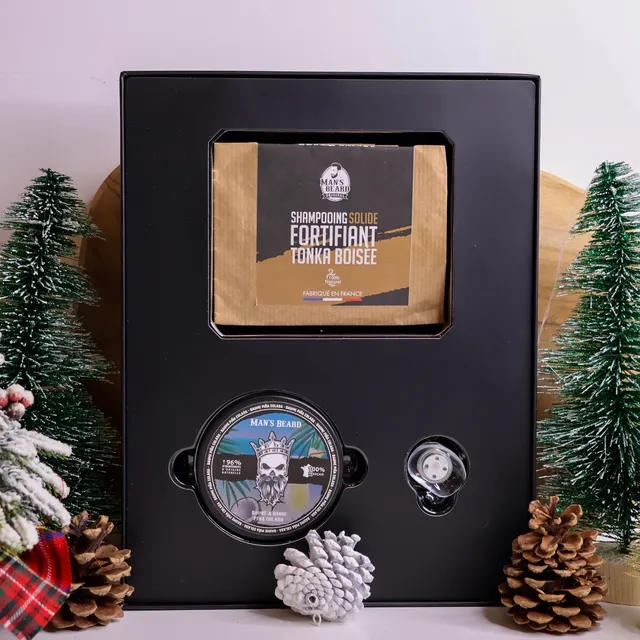man-s-beard-coffret-2-duo-shampoing-baume-personnalisable image 1