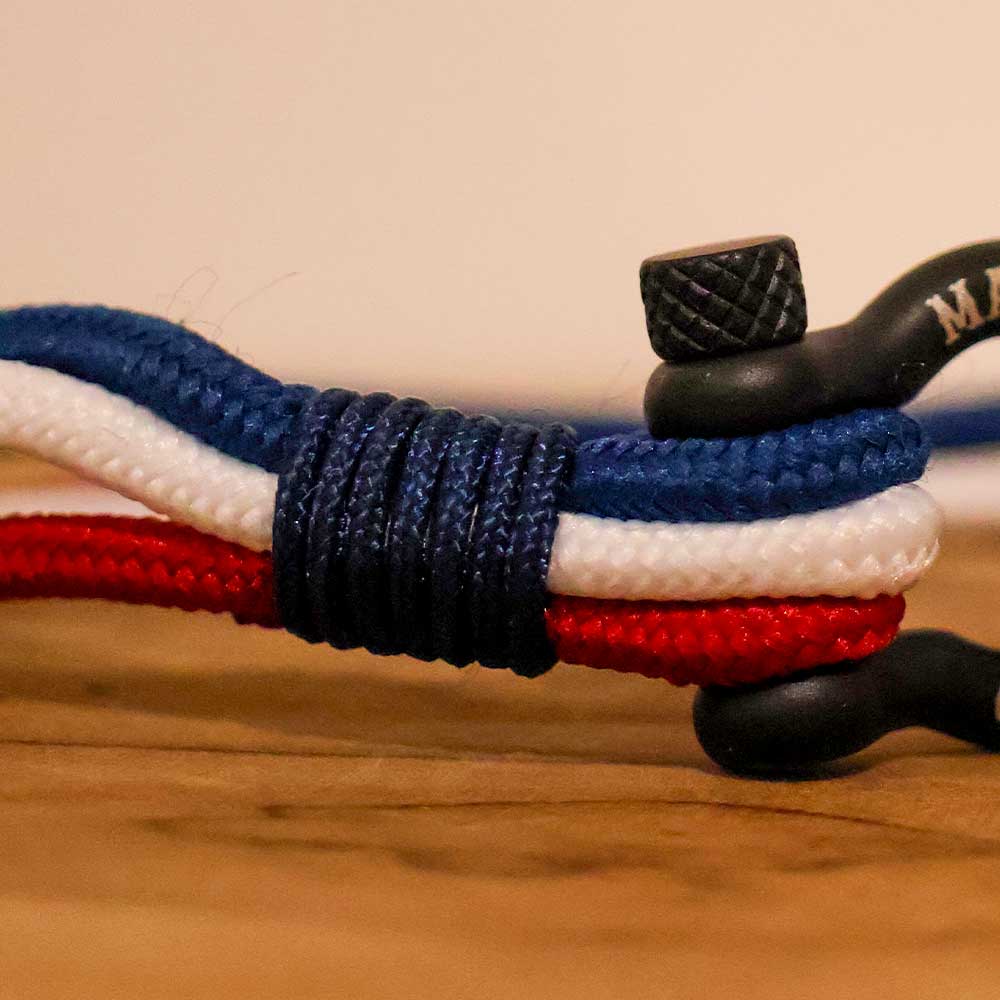 man-s-beard-french-touch-bracelet-noir-ajustable image 3