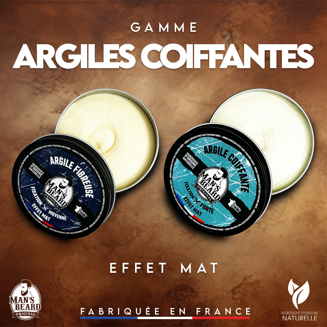 man-s-beard-argile-coiffante-mat-cire-fixation-forte-90ml image 2