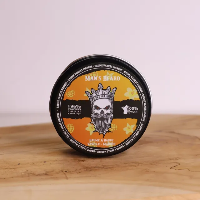 man-s-beard-baume-barbe-vanille-mangue-90ml-fruit image 1
