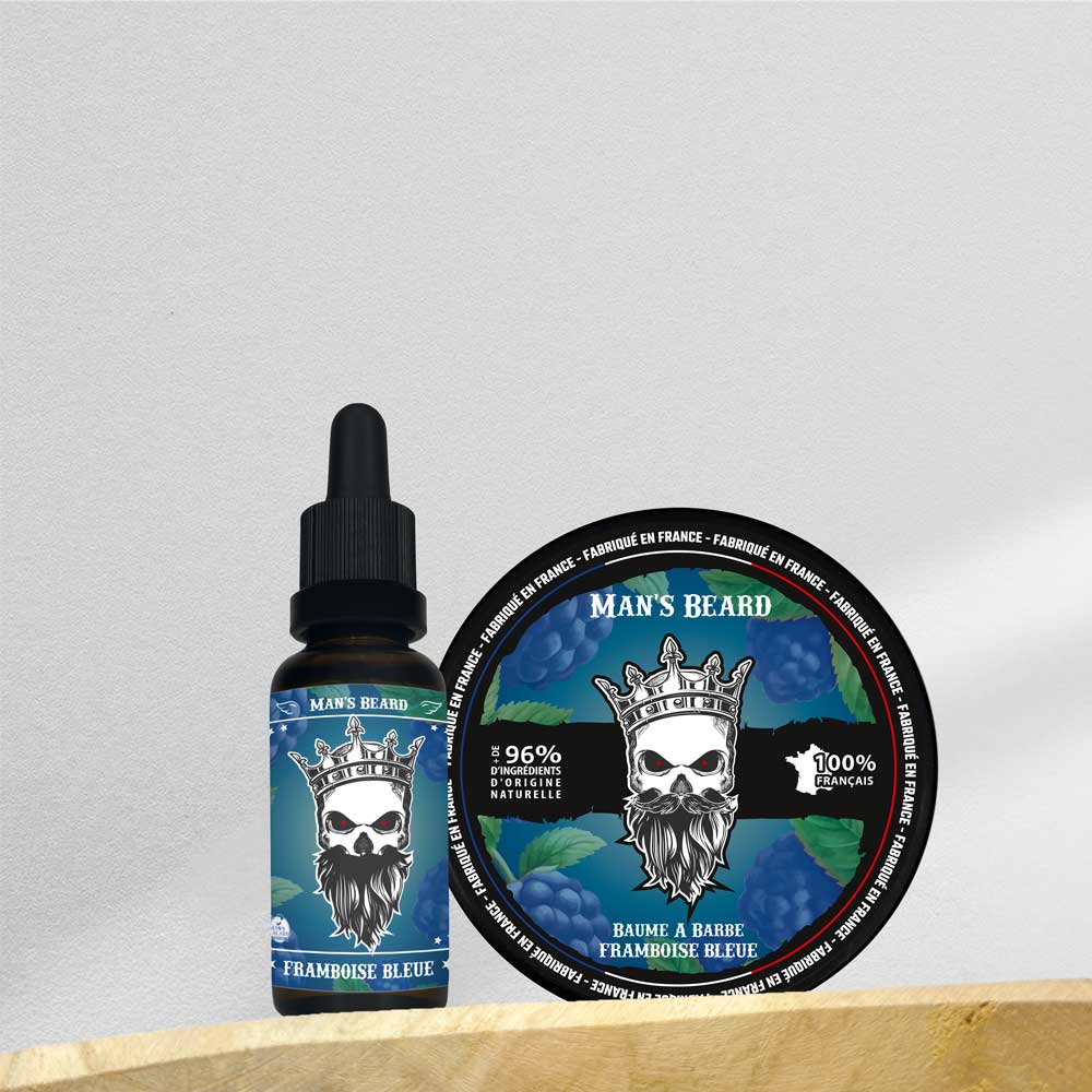 man-s-beard-duo-parfum-framboise-bleue-huile-et-baume-barbe image 1