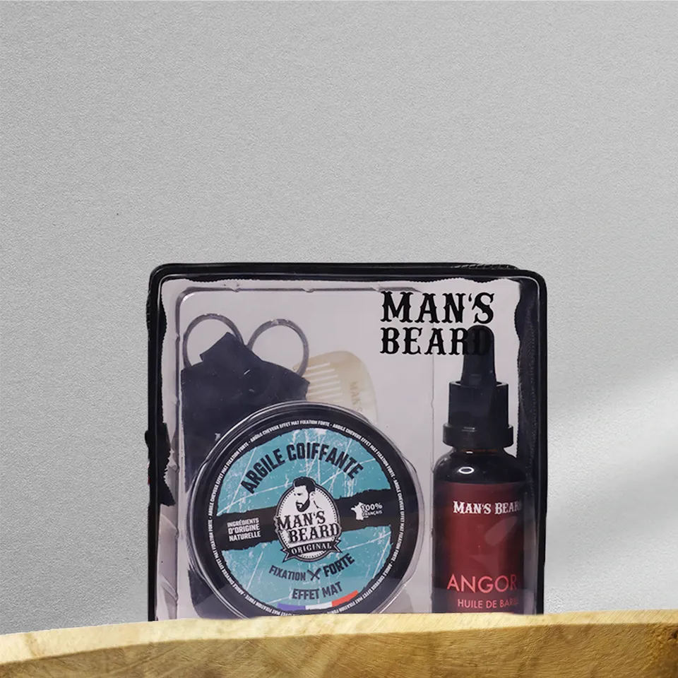 man-s-beard-kit-moustache-huile-angoria-peigne-corne-ciseau image 1