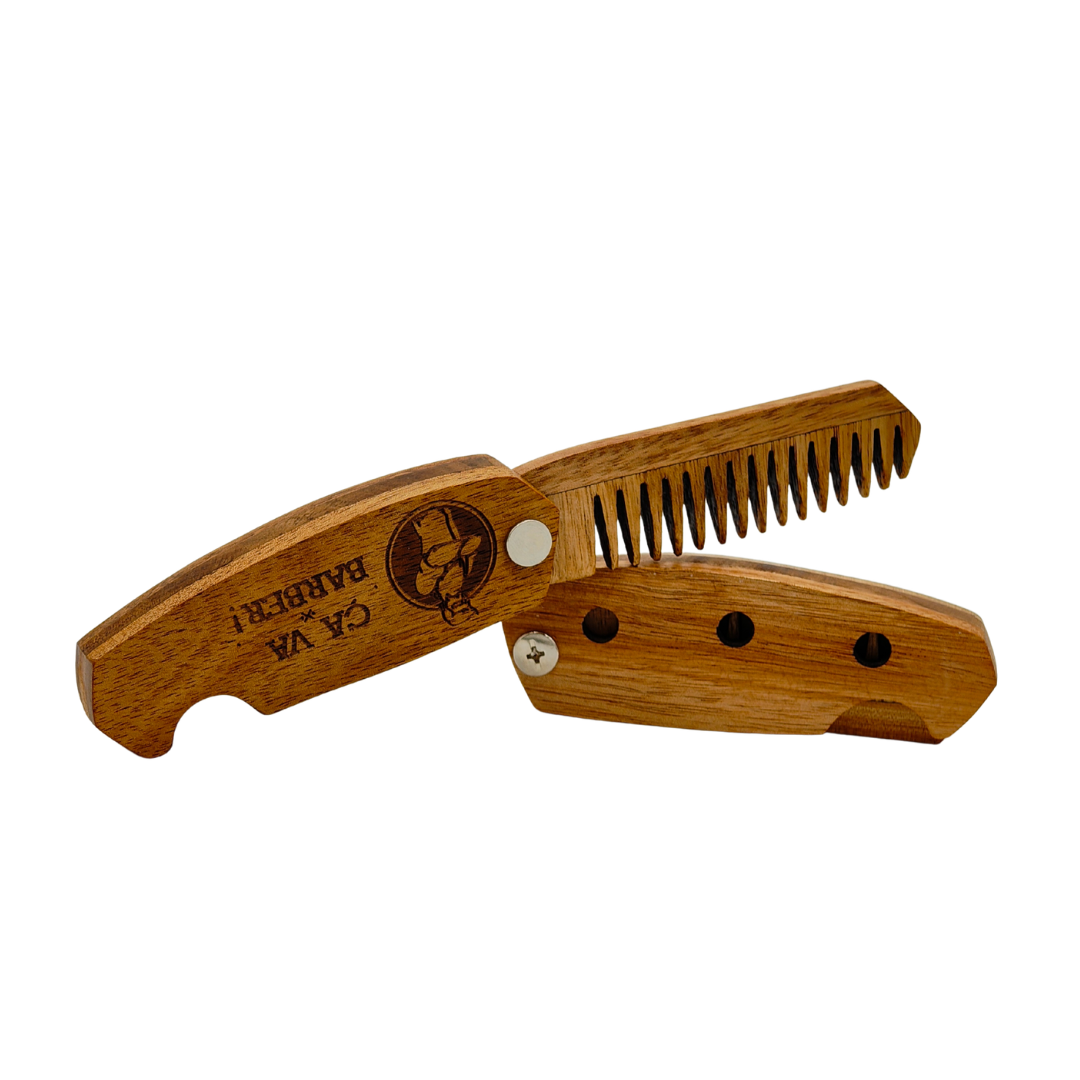 a-va-barber-peigne-barbe-pliable-noyer-poche image 3