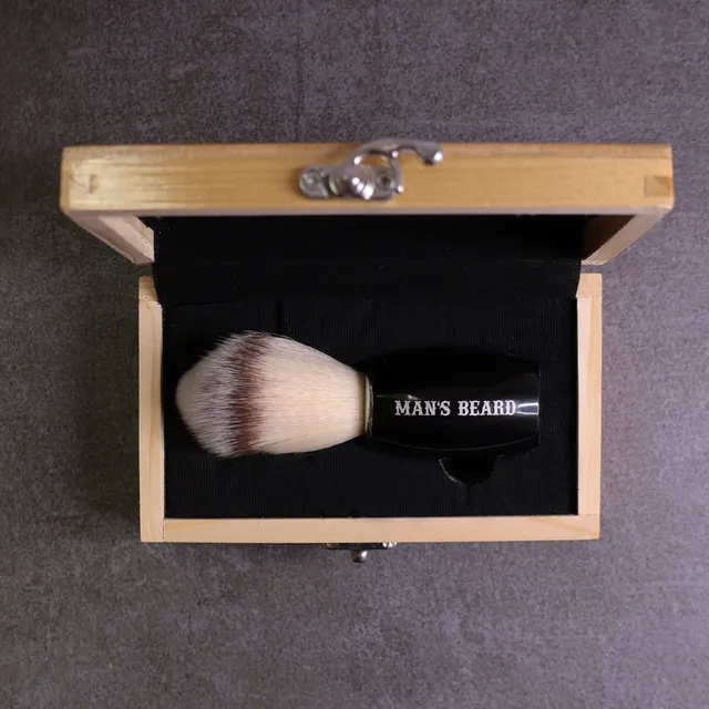 man-s-beard-blaireau-bo-te-en-bois-mousse-nylon-synth-tique image 1