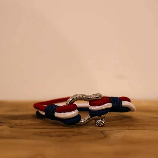 man-s-beard-bracelet-french-touch-gris-19-cm image 1