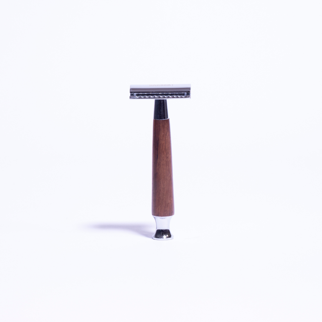 a-va-barber-sans-odeur-rasoir-de-s-ret-manche-r-sine-bois image 3