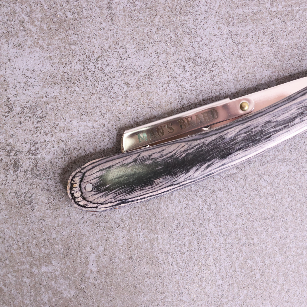 man-s-beard-woody-grey-shavette-bois-gris-5-lames image 1