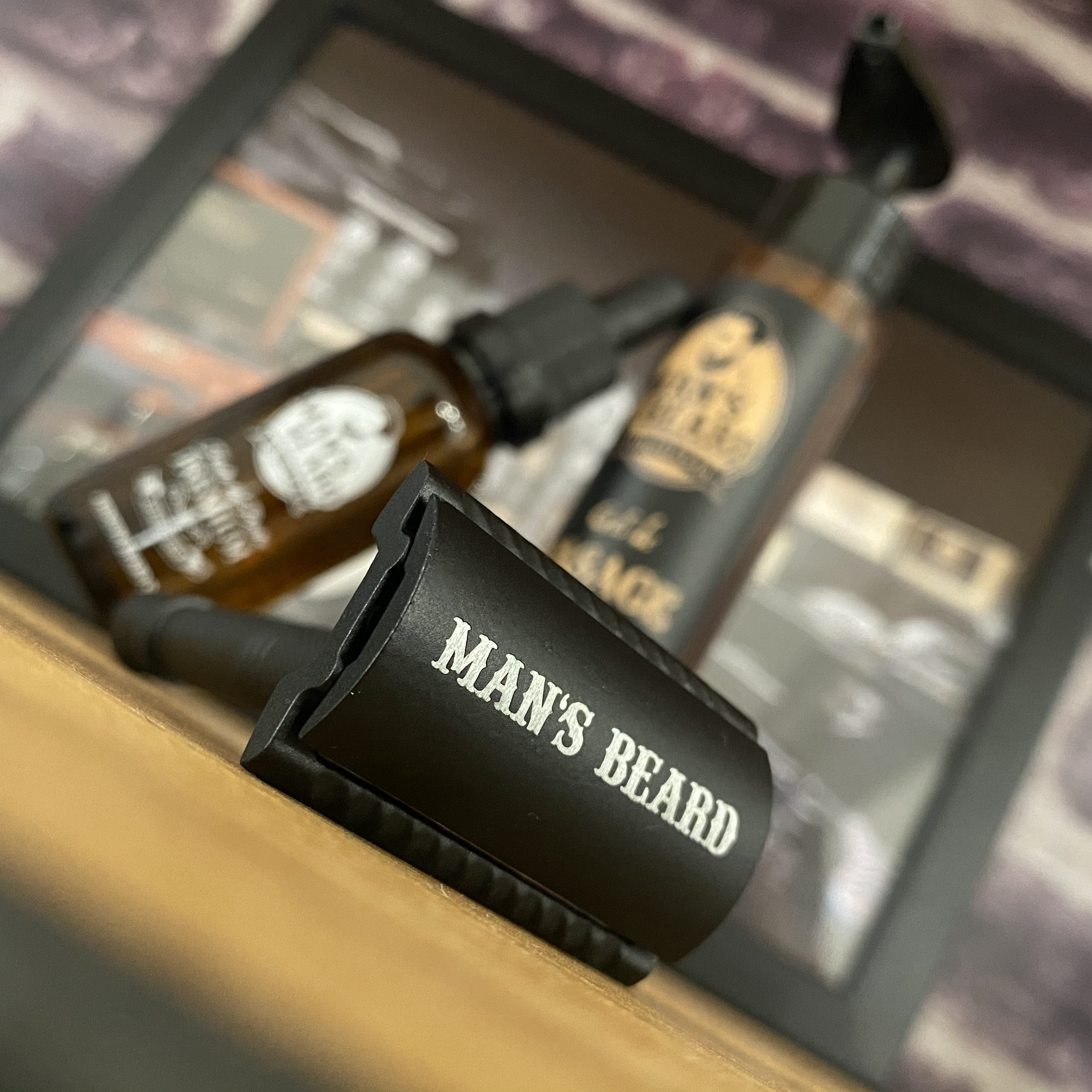 man-s-beard-rasoir-de-s-ret-black-3-pi-ces-5-lames image 2