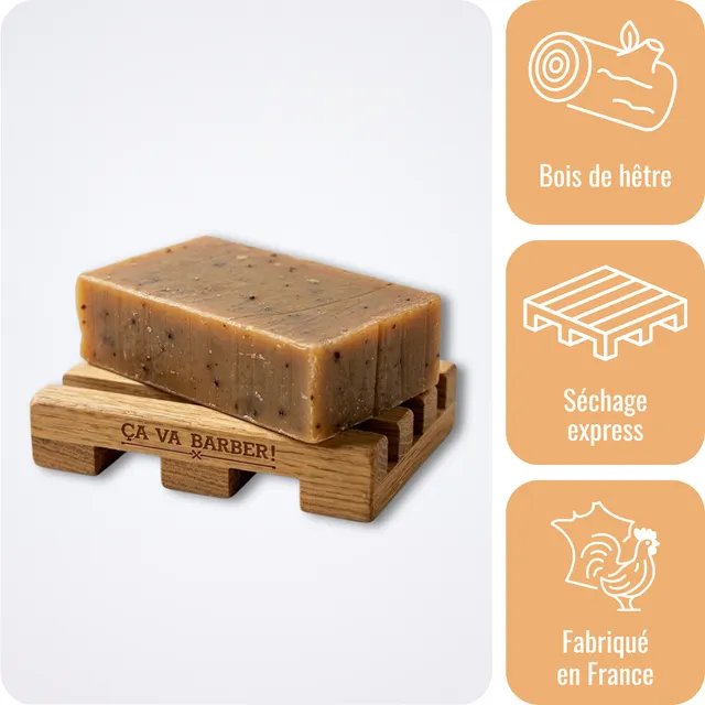 a-va-barber-la-r-guli-re-porte-savon-bois-rable-france image 1