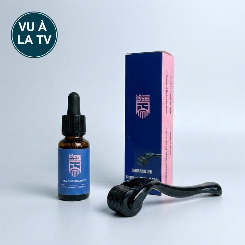 la-douce-barbe-pack-duo-huile-dermaroller-kit-barbe image 1