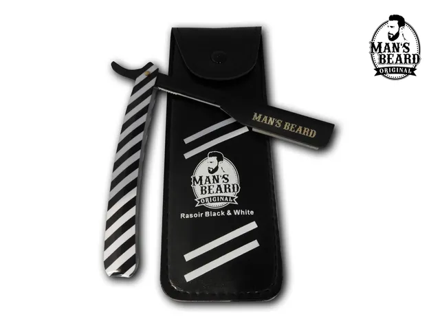man-s-beard-shavette-black-and-white-rasoir-barbe-trousse image 1