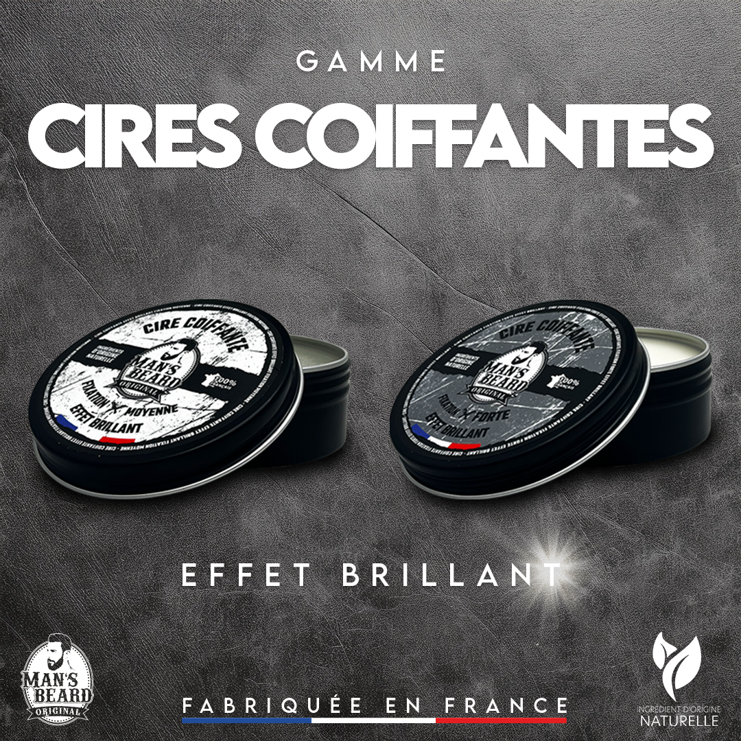 man-s-beard-cire-coiffante-fixation-moyenne-90-ml-brillant image 2