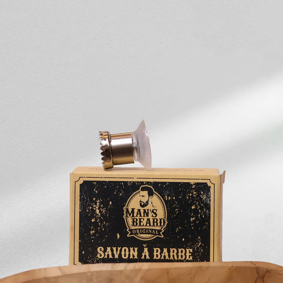 man-s-beard-duo-savon-exfoliant-porte-savon-aimant image 1