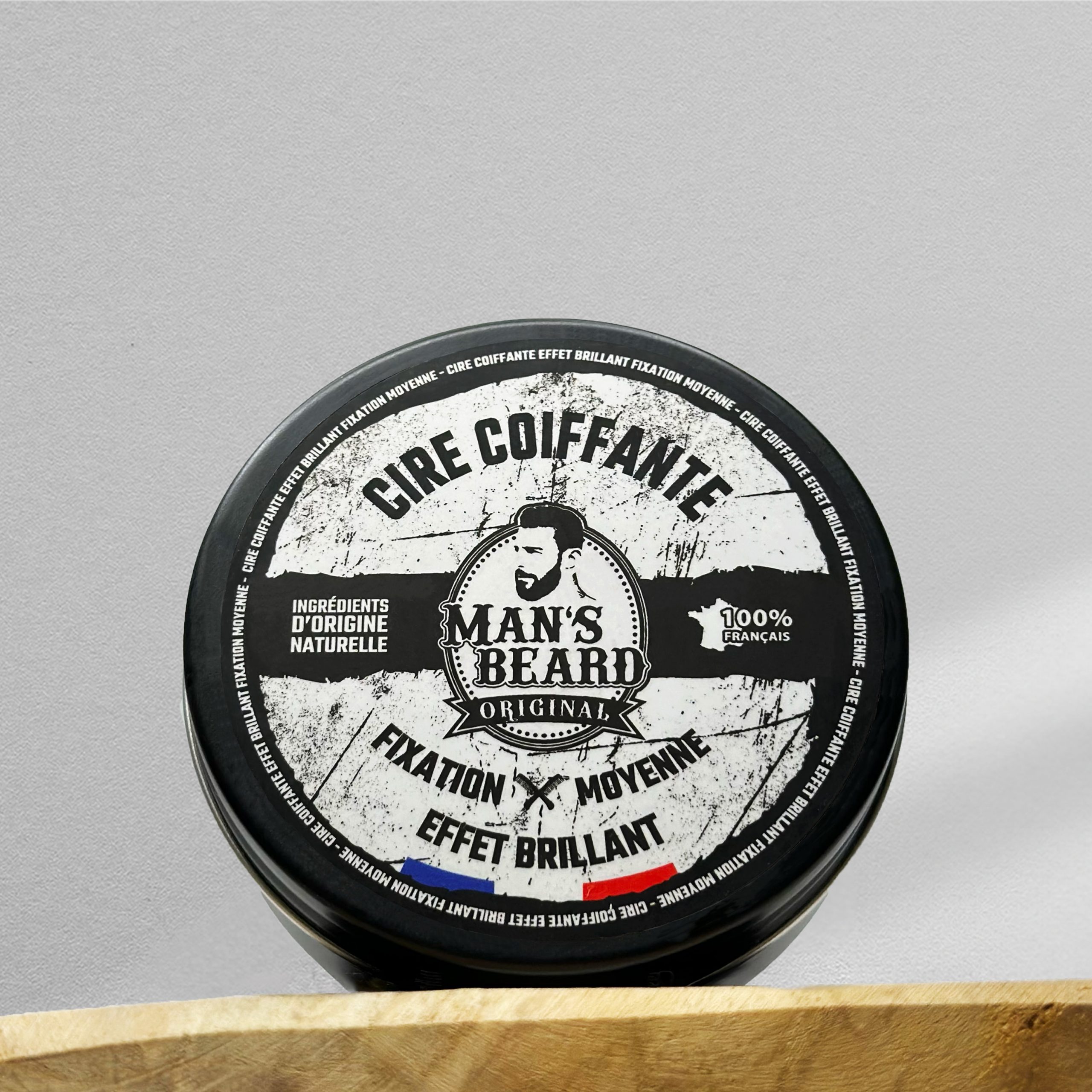man-s-beard-cire-coiffante-fixation-moyenne-90-ml-brillant image 1