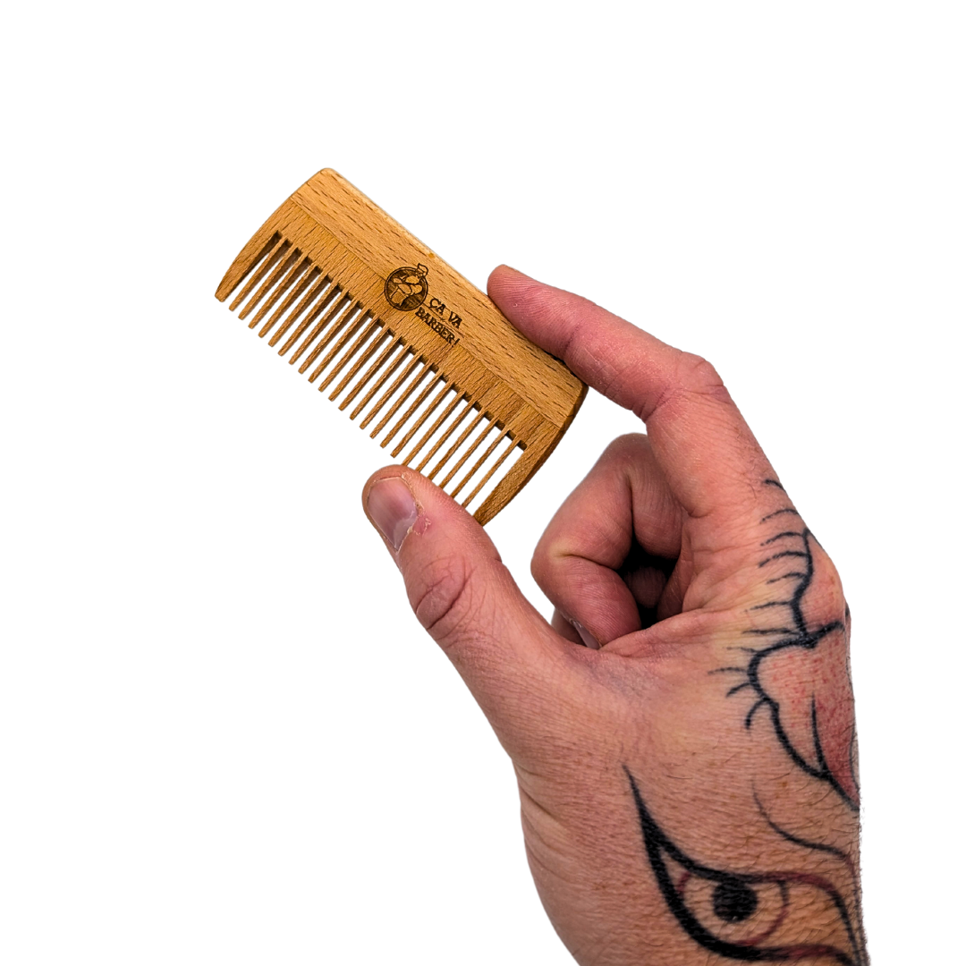 a-va-barber-peigne-barbe-bois-h-tre-rectangle-poche image 2