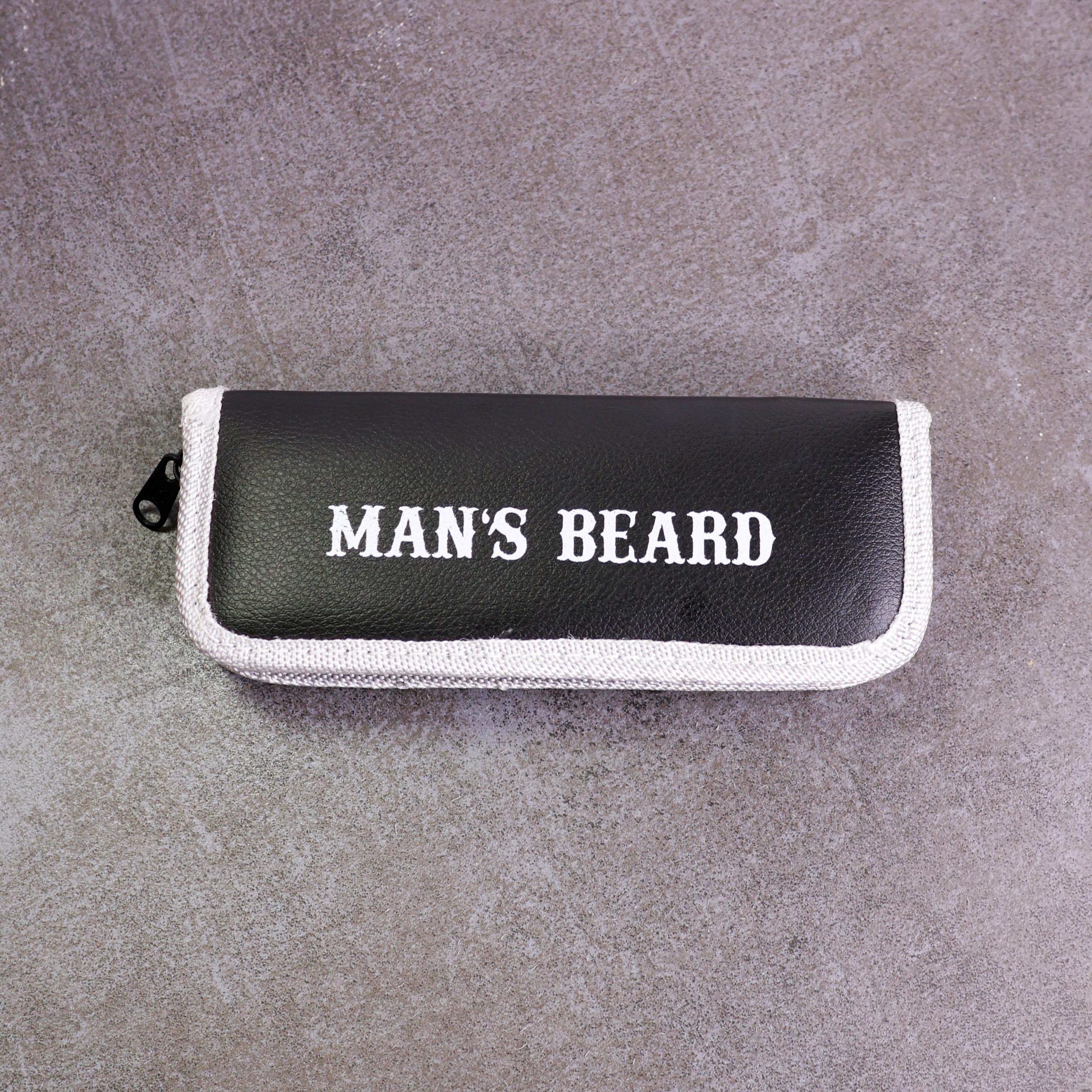 man-s-beard-small-blade-black-shavette-acier-noir-5-lames image 4
