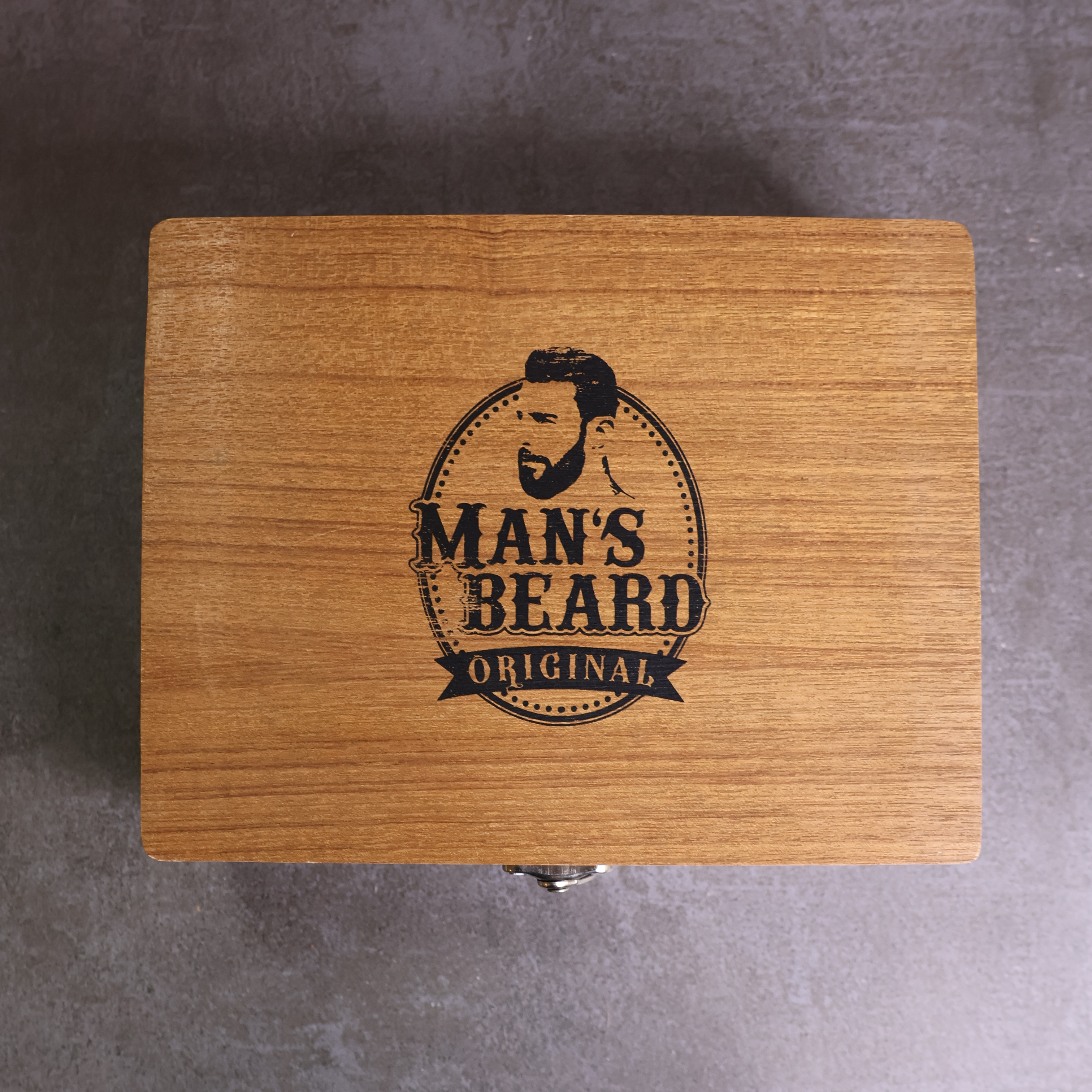 man-s-beard-coffret-bois-rasoir-kit-rasage-blaireau-coffret-bois image 4