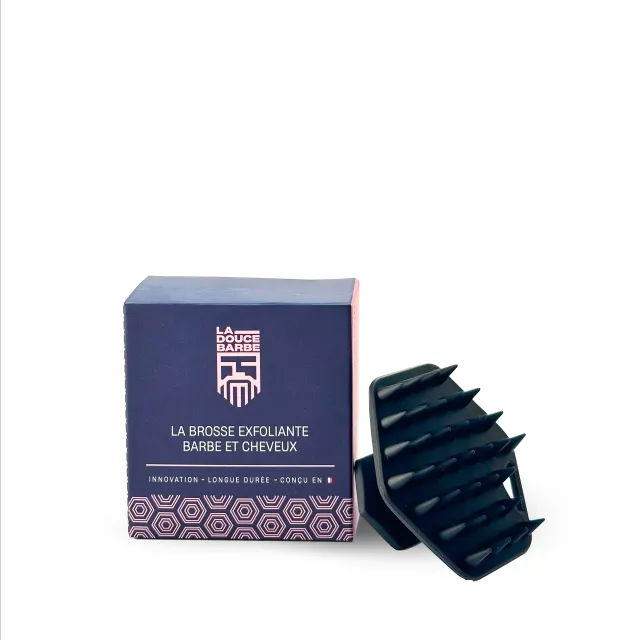 la-douce-barbe-brosse-exfoliante-barbe-visage-cheveux image 1