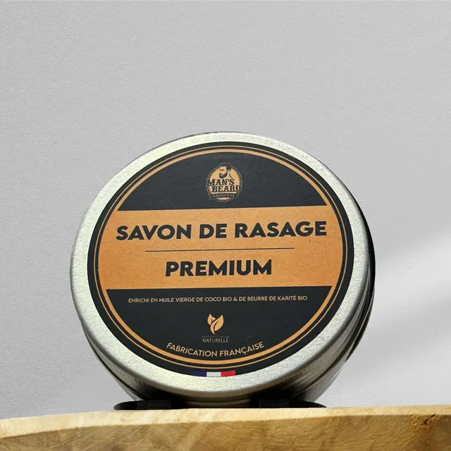 man-s-beard-savon-exfoliant-savon-de-rasage-100ml-mousse-onctueuse image 1