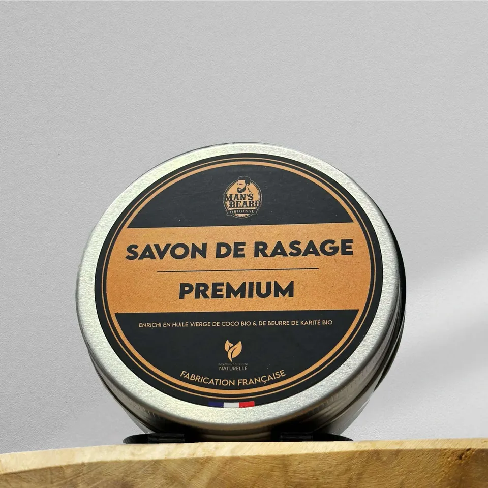 man-s-beard-savon-exfoliant-savon-de-rasage-100ml-mousse-onctueuse image 1