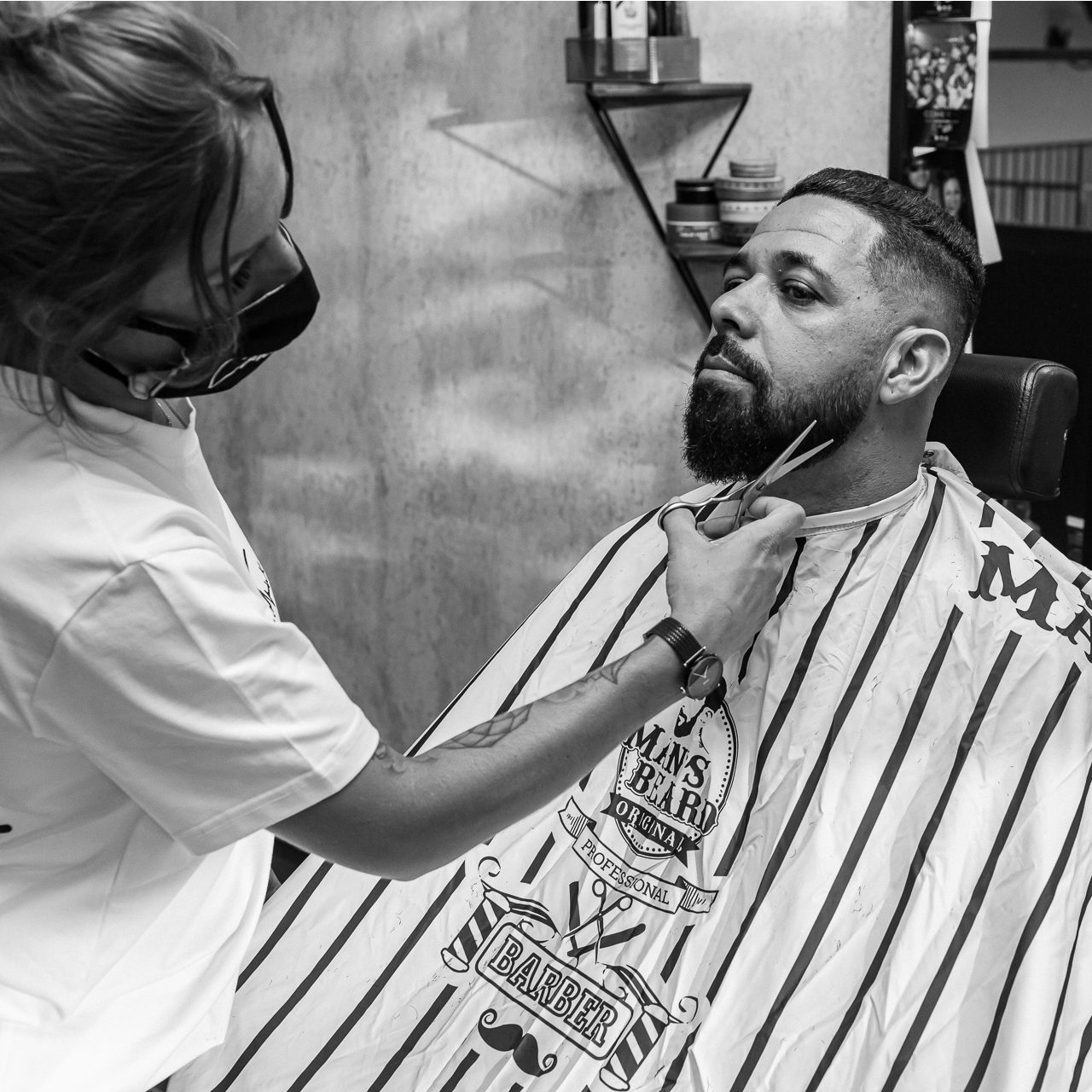 man-s-beard-ciseau-barbe-outil-pr-cision-contours image 3
