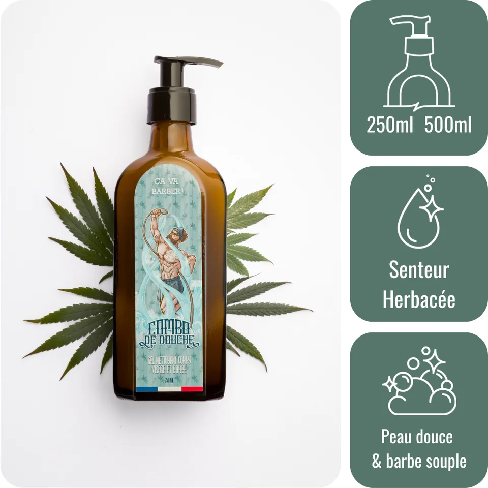 a-va-barber-la-bagagarre-gel-douche-barbe-cannapothicaire-250-ml image 1