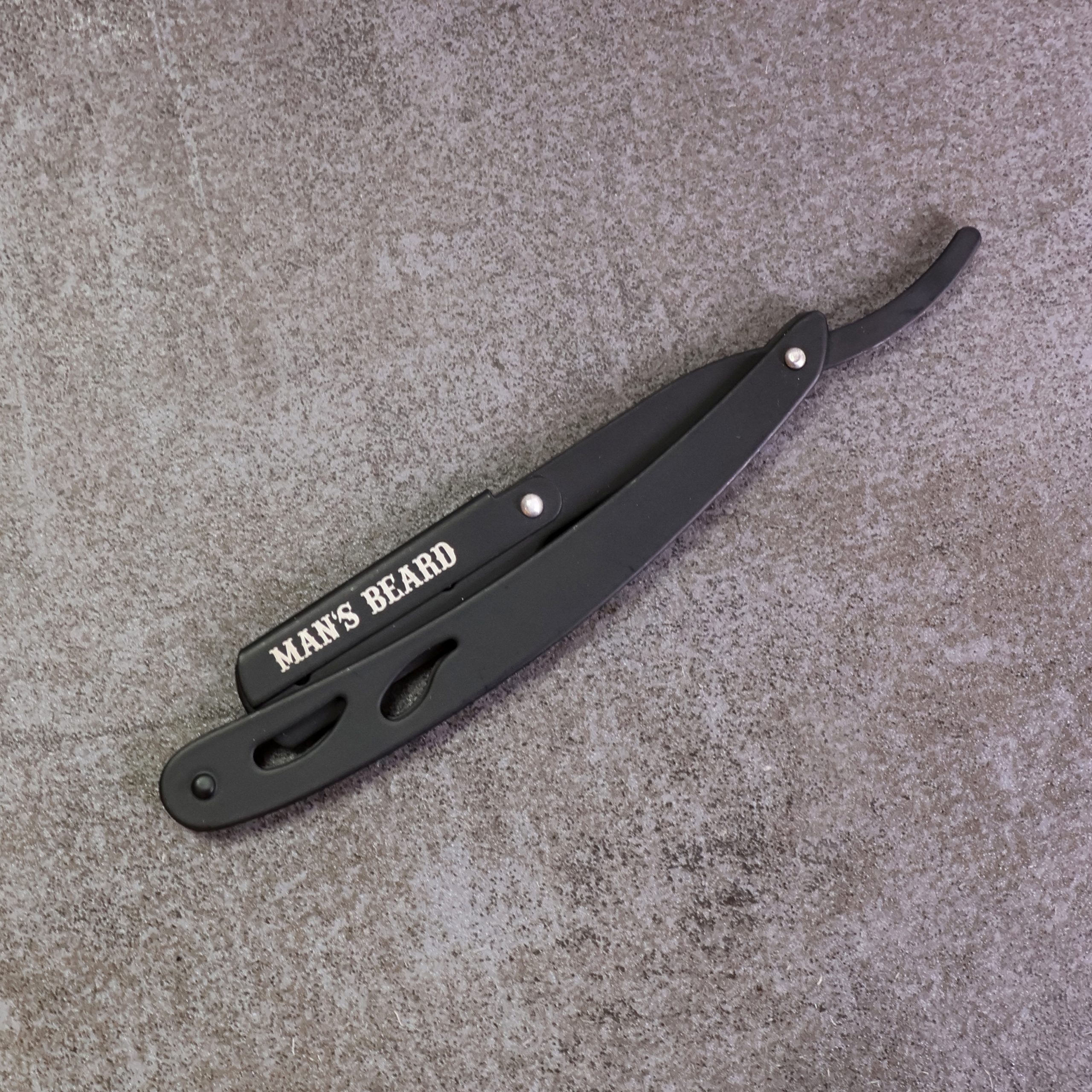 man-s-beard-shavette-pro-barber-rasoir-noire-5-lames image 2