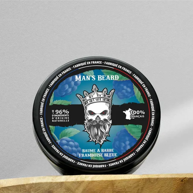 man-s-beard-baume-barbe-framboise-bleue-90ml image 1