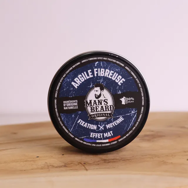 man-s-beard-coiffant-argile-fibreuse-mate-fixation-moyenne-90ml image 1