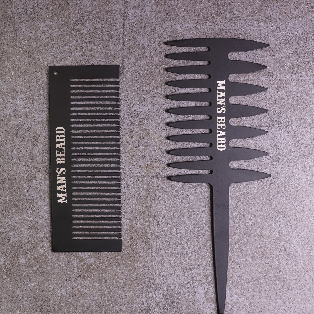 man-s-beard-duo-peignes-coiffure-c-ramique-barbe-cheveux image 1
