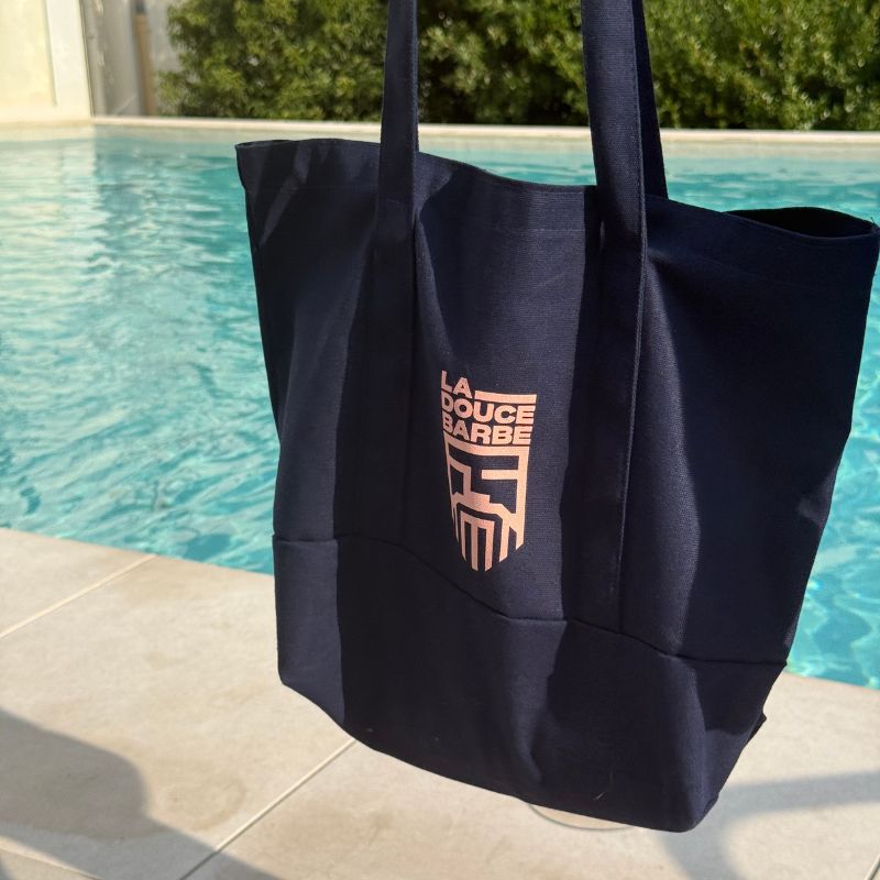 la-douce-barbe-accessoires-barbe-sac-coton-bleu-marine image 5