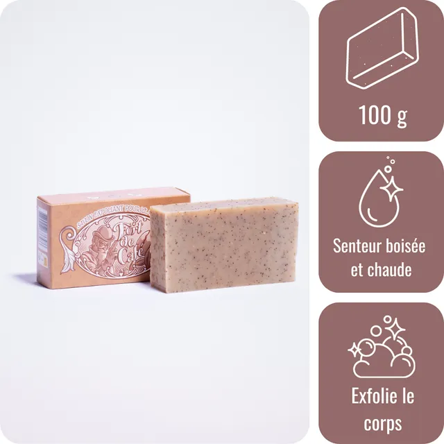 a-va-barber-fort-de-caf-savon-corps-exfoliant image 1