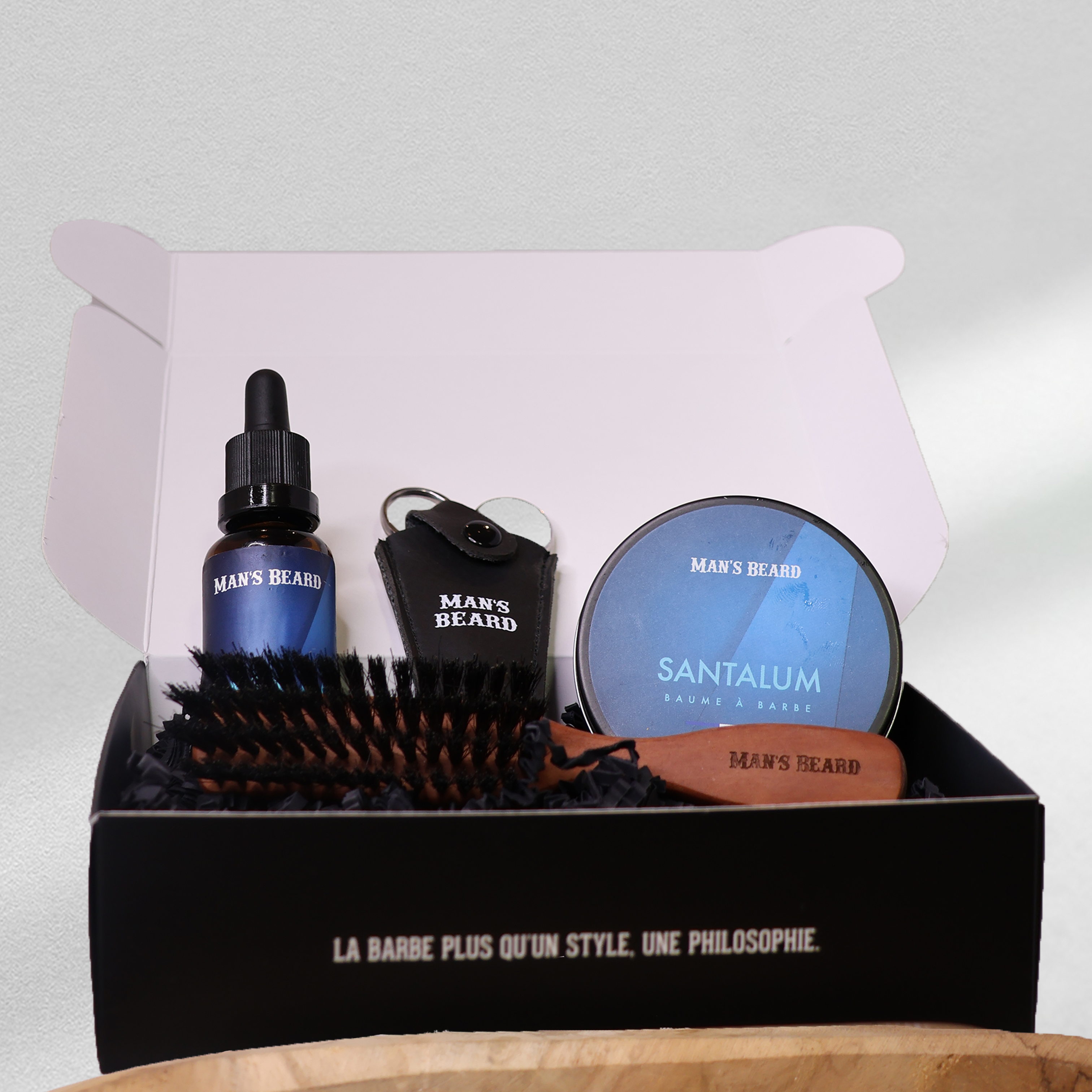 man-s-beard-duo-parfum-santalum-kit-barbe-huile-baume-brosse image 1