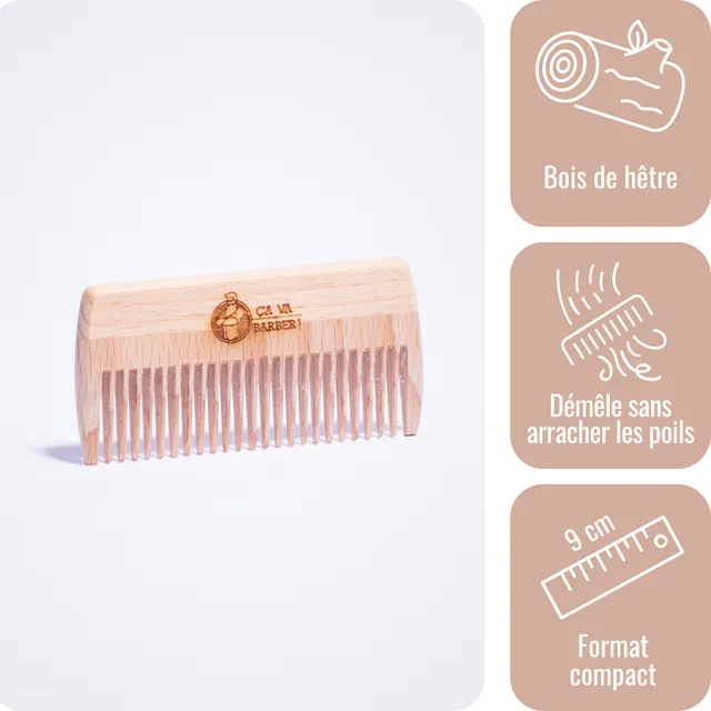 a-va-barber-peigne-barbe-bois-h-tre-rectangle-poche image 1