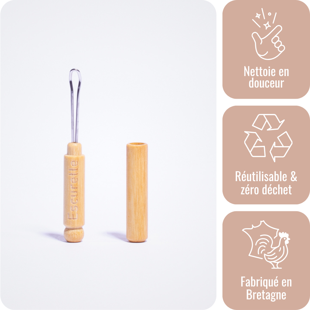 a-va-barber-l-escurette-cure-oreille-cologique-bois-inox image 1