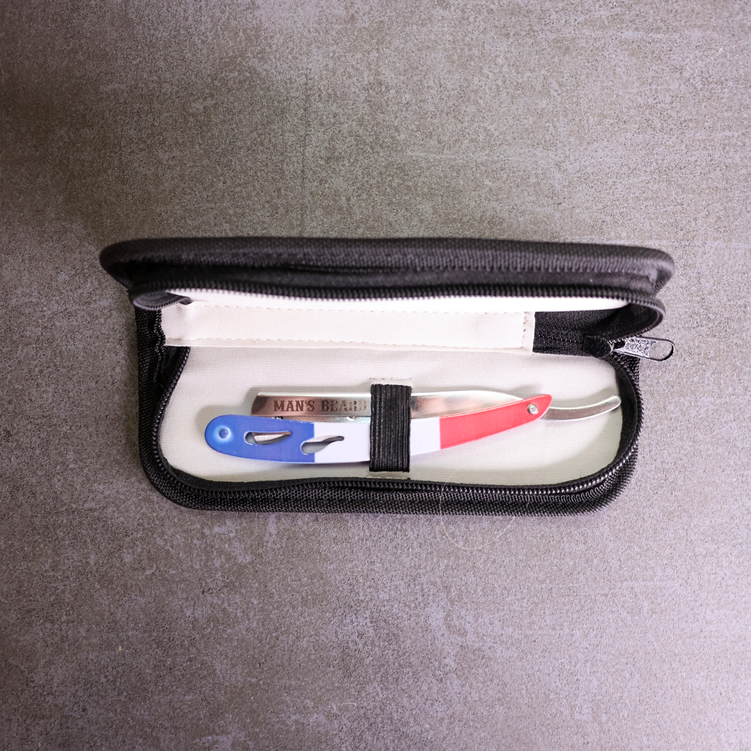 man-s-beard-shavette-france-trousse-et-5-lames image 2