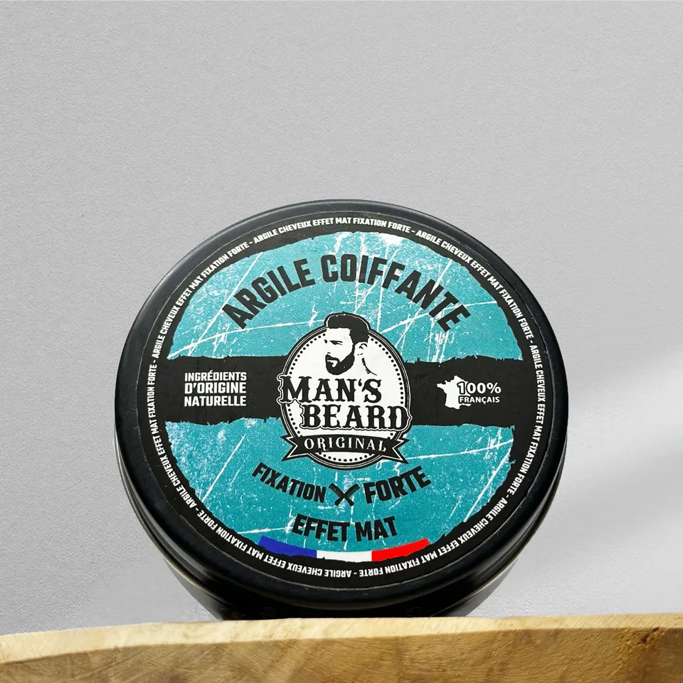 man-s-beard-argile-coiffante-mat-cire-fixation-forte-90ml image 1