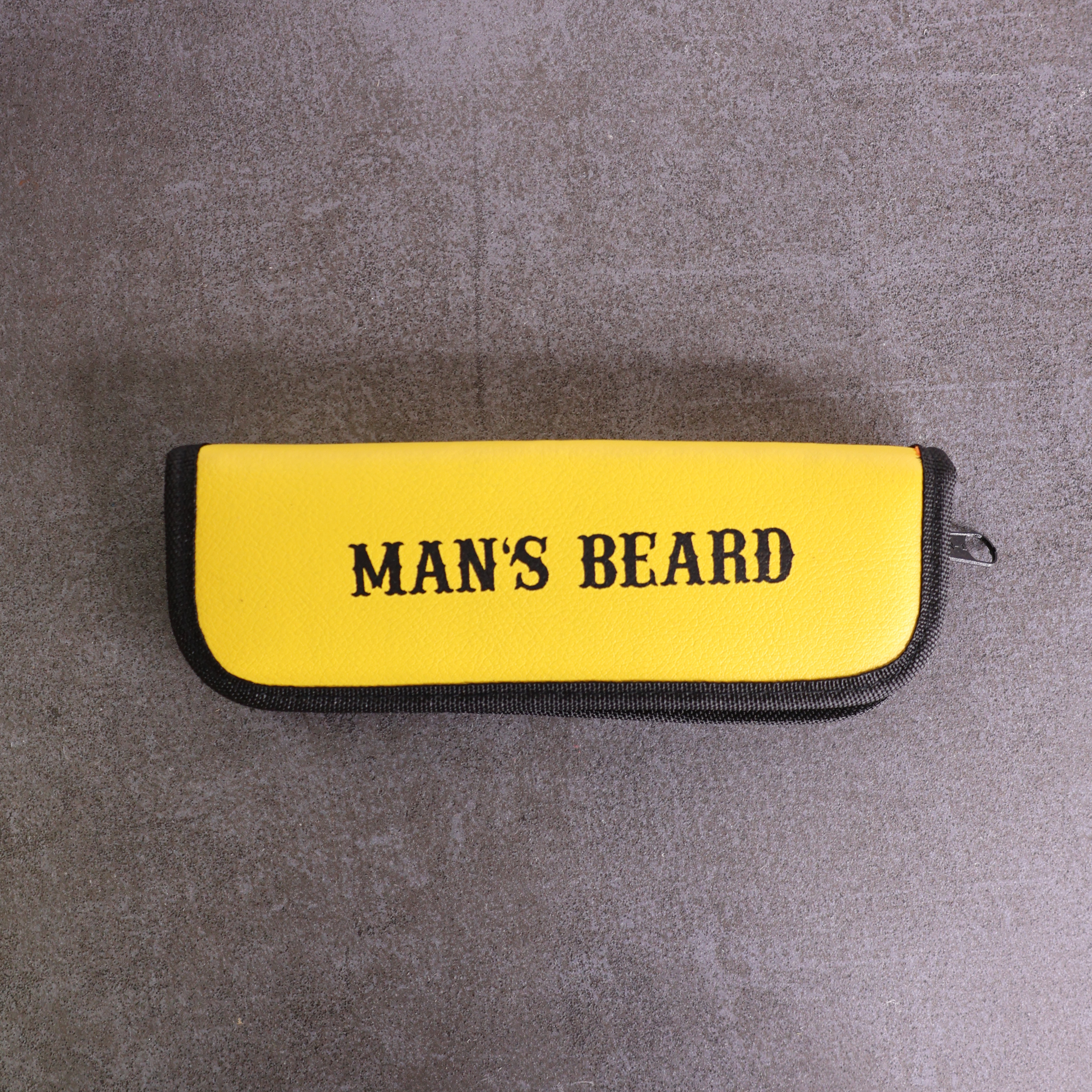 man-s-beard-shavette-jaune-rasoir-barbe-5-lames-trousse image 4