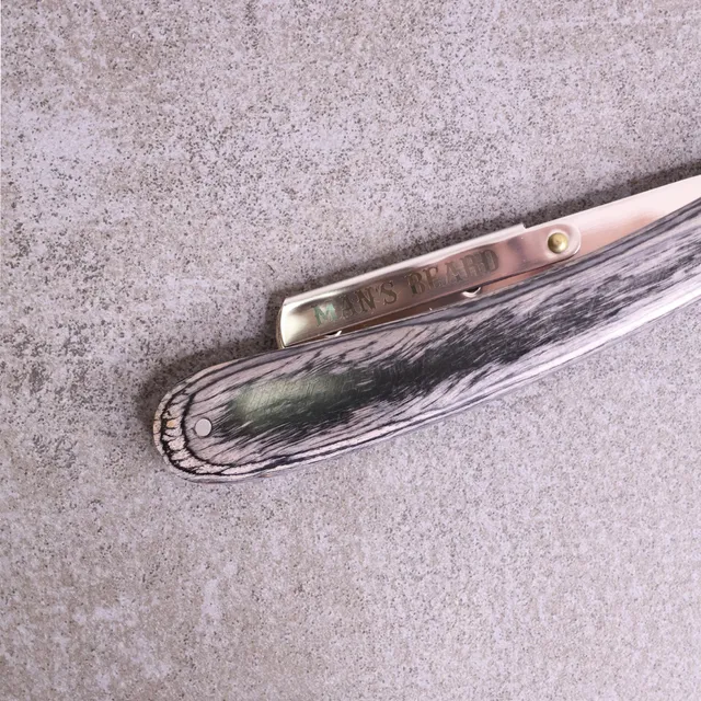 man-s-beard-woody-grey-shavette-bois-gris-5-lames image 1